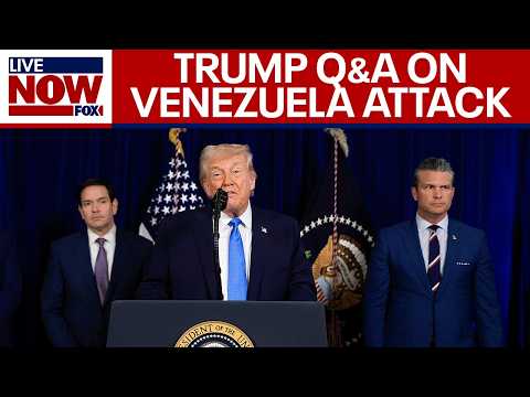 Venezuela attacks: Trump takes questions on Maduro capture