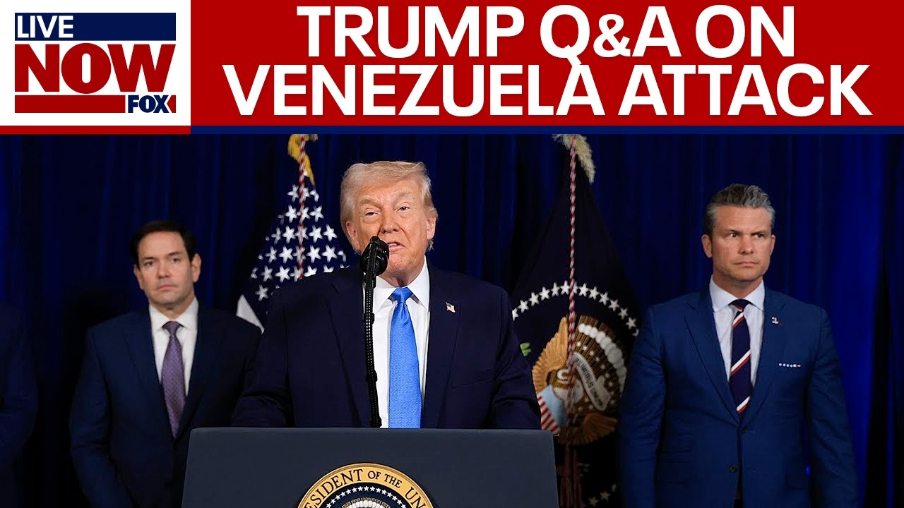 Venezuela attacks: Trump takes questions on Maduro capture