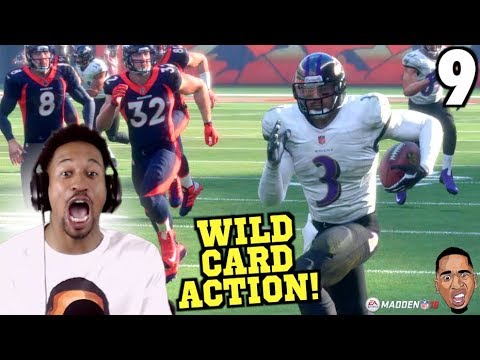 ZOOM IN BEAST MODE FOR WILD CARD GAME! Madden 18 Career Mode #9