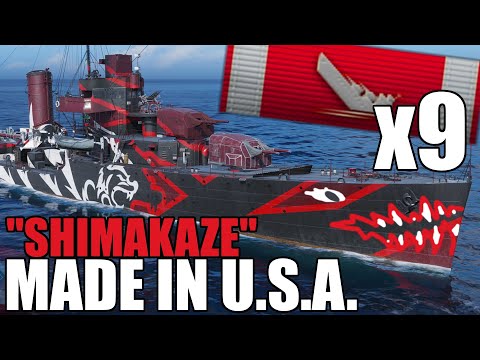 Somers 9 kill - rare STEEL PREMIUM - World of Warships