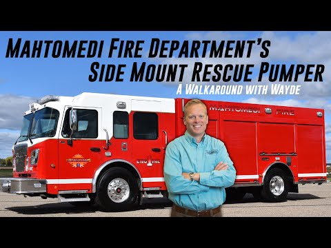 Mahtomedi Fire Department's Side Mount Pumper by CustomFIRE