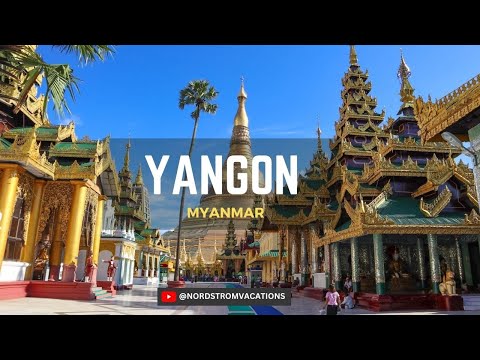 Uma visita INESQUECÍVEL a Yangon Myanmar 🇲🇲
