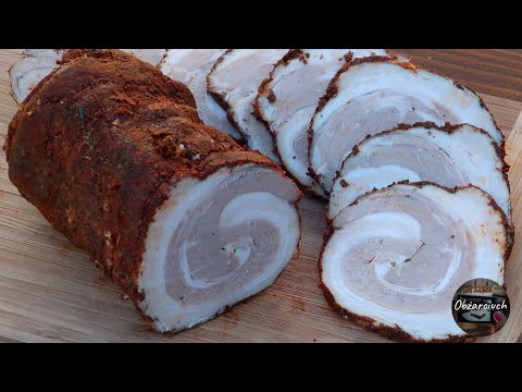 Bacon cooked in onion skins - the end result is amazing