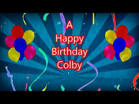 Colby Happy Birthday blue sunbeam