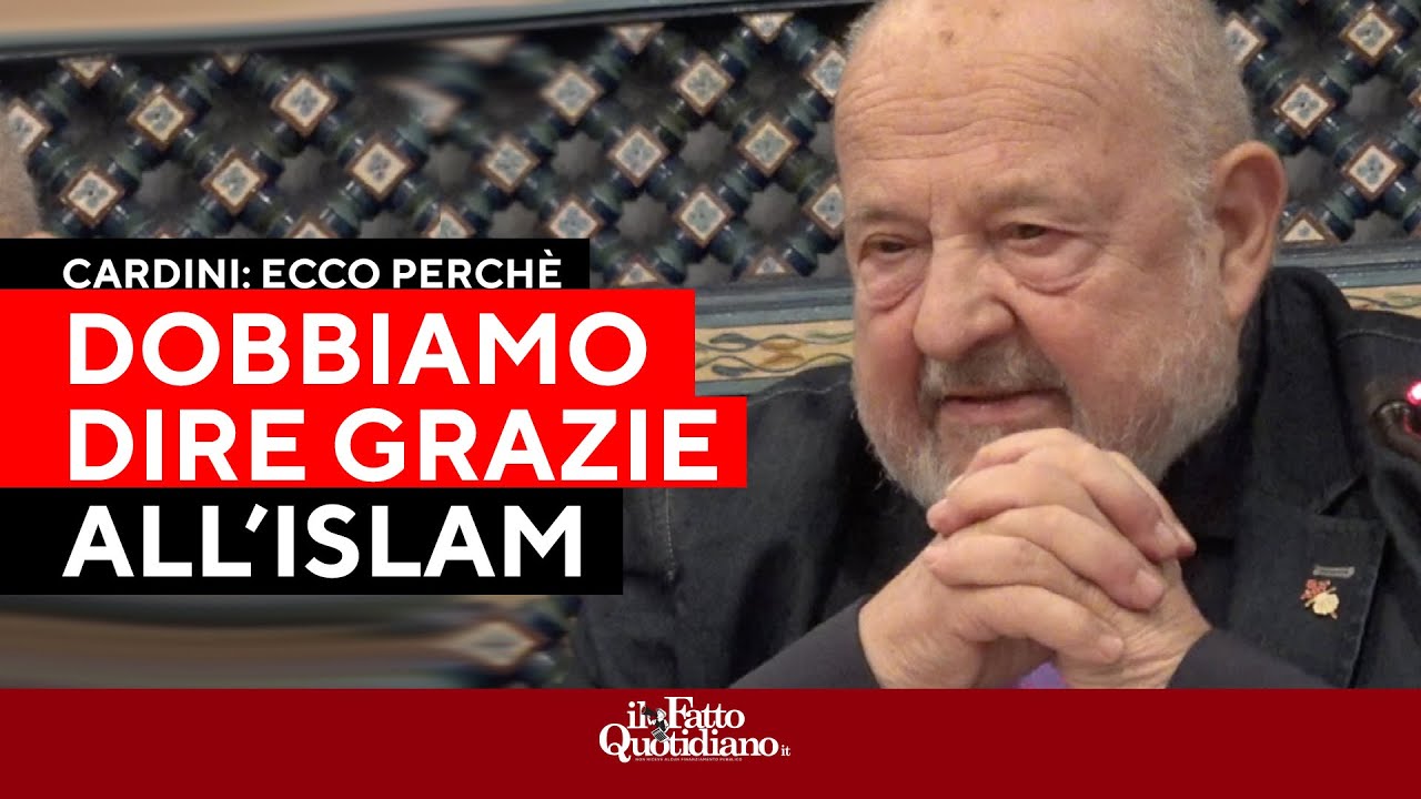 Franco Cardini: "Rigurgiti d'odio contro i musulmani. Ecco perché dobbiamo dire grazie all'Islam"