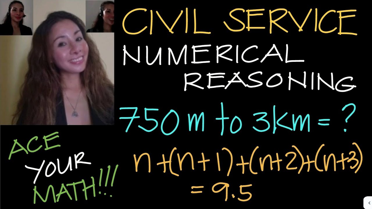 CIVIL SERVICE:  NUMERICAL REASONING REVIEW:  Practice Test  || Jane Maciejewski