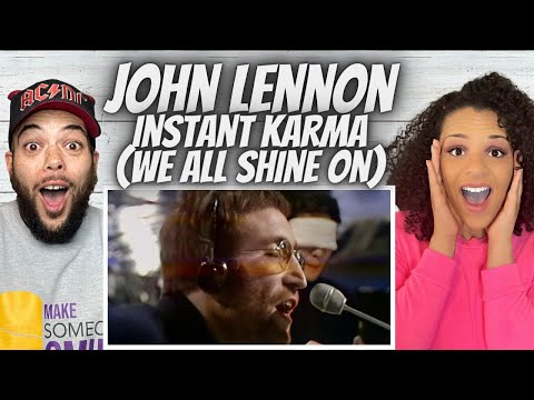 SO GOOD!| FIRST TIME HEARING John Lennon - Instant Karma  (We All Shine On) REACTION