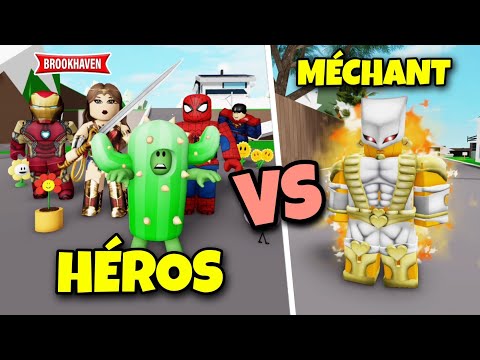 CACTUS ET LES HÉROS CONTRE LE PIRE MÉCHANT ! BROOKHAVEN - ROBLOX RP
