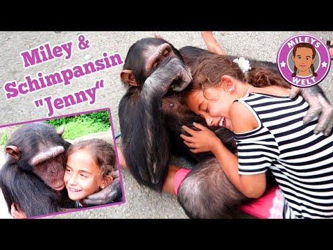 Miley & SCHIMPANSE Jenny - super coole Erfahrung mit einem Affen | Mileys Welt