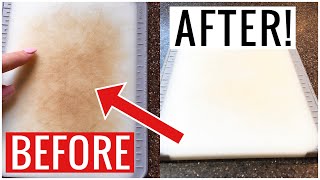 How to Deep Clean Plastic CUTTING CHOPPING BOARD!! (Easy Cleaning Hack Included) | Andrea Jean