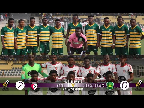 HIGHLIGHTS OF WAFA VRS EBUSUA DWARFS MATCH DAY 2 GPL WARM UP AND GOALS