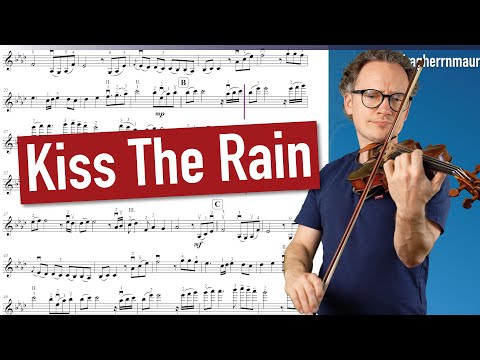 Yiruma: Kiss The Rain | Violin Sheet Music | Piano Accompaniment