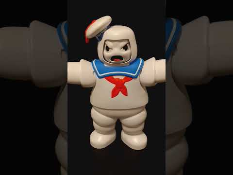 Who do you like better? 😀 Stay Puft or 😡 Angry Stay Puft? *Comment* #shorts #ghostbusters #staypuft