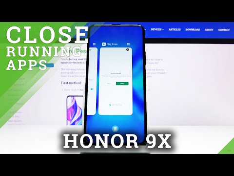 How to Turn Off Running Apps in HUAWEI Honor 9x – Close Background Apps