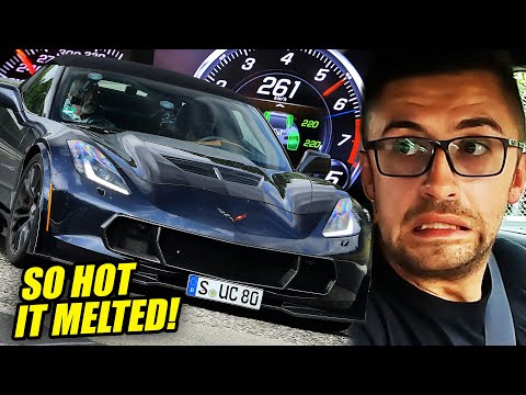 OOPS! CORVETTE C7 Z06 Losing It on the Nürburgring!