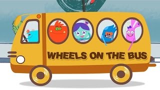 Wheels on the Bus | Drive Around Town | Baby Songs from Rajshri Kids