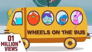 Wheels on the Bus | Drive Around Town | Baby Songs from Rajshri Kids