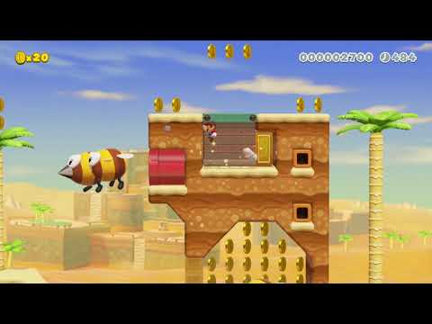 Buzz Buzz desert ® by Kl▲PPeR 🍄 Super Mario Maker 2 😶 No Commentary　⚿abc