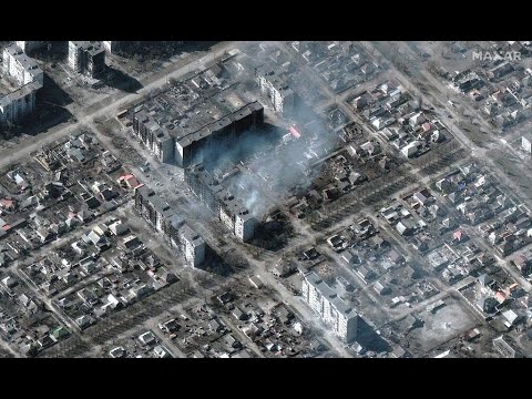 Mariupol, Ukraine from a bird's-eye view. This is what the "Russian world"