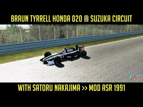 Thumbnail for [rFactor2] Braun Tyrrell Honda 020 @ Suzuka Circuit with Satoru Nakajima ► Mod ASR 1991 by Tyrrell 020