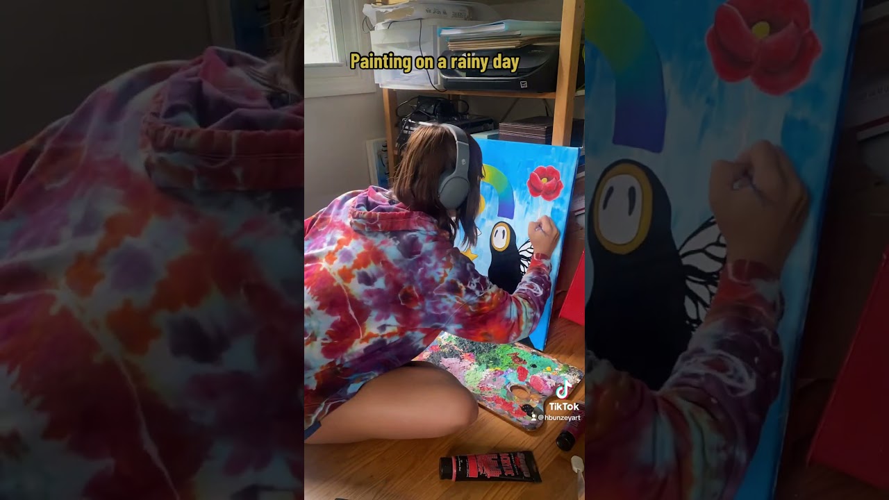 Making a surreal painting #trippy #artist #painting #surrealart #surrealism #psychedelicart