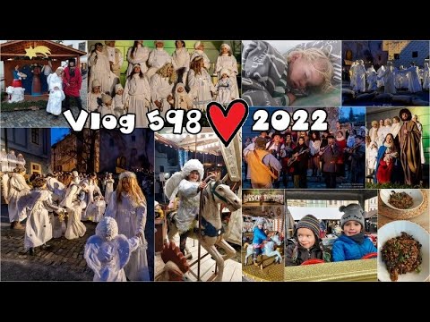 Vlog 598/22 - vnoučátka, Živý Betlém a vánoce