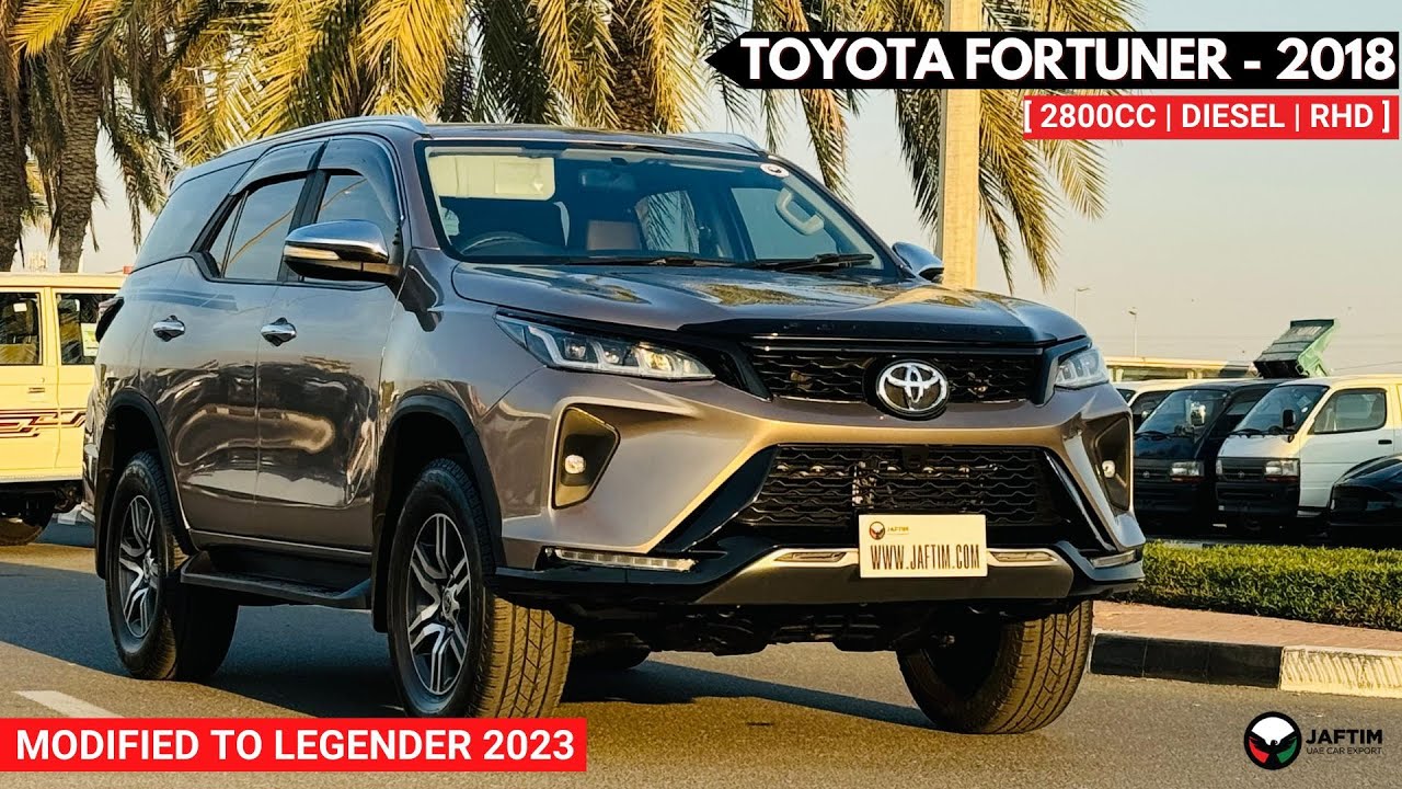Toyota Fortuner MODIFIED TO LEGENDAR 2023 | RHD | 2018 | PREMIUM LEATHER SEATS | ELECTRIC SEATS | REAR VIEW CAMERA video