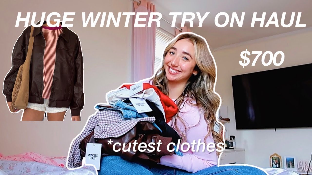 SUPER CUTE FALL/WINTER TRY ON HAUL*princess polly 