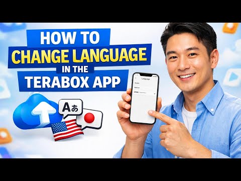 How to CHANGE LANGUAGE in the Terabox App (Step by Step)