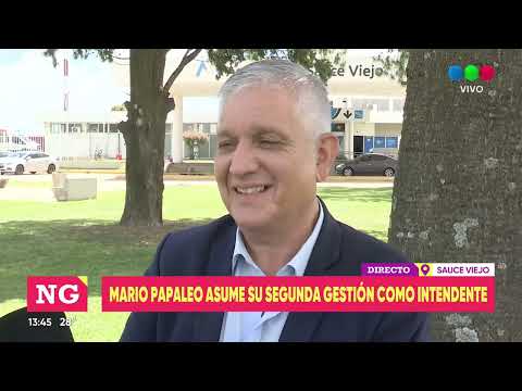 Mario Papapleo asume su segunda gestión como intendente de Sauce Viejo