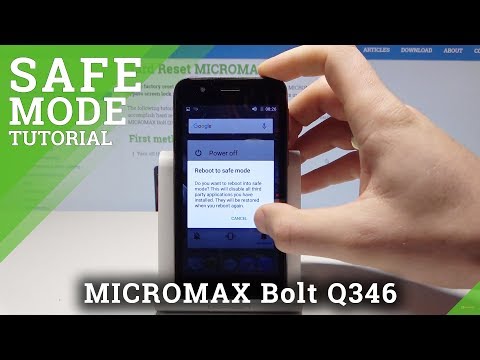 SAFE MODE in MICROMAX Bolt Q346 - Open & Exit Safe Mode