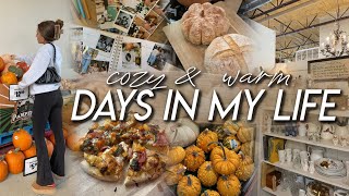 DAYS IN MY LIFE | labor & delivery fears, antiquing, errands, scrapbooking, & baking fall pizza!