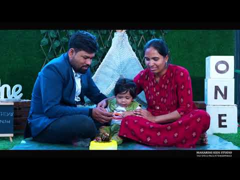 Medhansh 1st Pre Birthday Song Cake Smash //  Maharshi kids studio // 7673911963,9704509463//