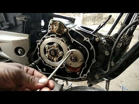 How to replace clutch plate bajaj pulsher