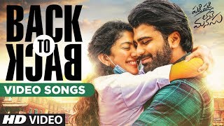 Padi Padi Leche Manasu Back To Back Video Songs | PPLM | Sharwanand, Sai Pallavi