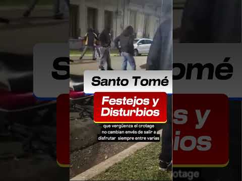 Festejos MUNDIAL: Piden mayor seguridad en Santo Tomé Corrientes.