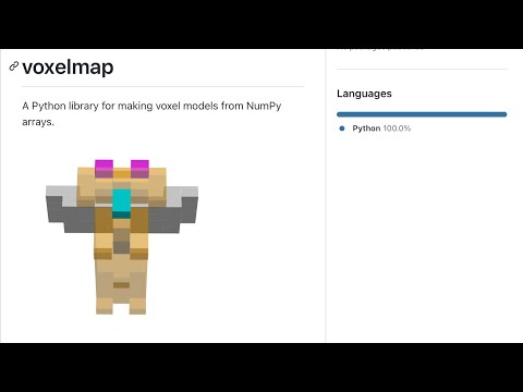 Make Voxel Models from Numpy Arrays and Map 2-D Images to 3-D Models with Python