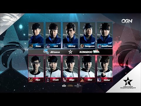 AFS vs KDM Game 1 Highlights - AFREECA FREECS vs Kongdoo Monster - LCK Week 10 - SPRING 2016