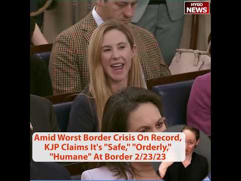 Amid worst border crisis on record, KJP claims it's 'safe,' 'orderly' at border & blames GOPs