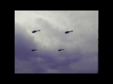 Dutch Royal Airforce Alouette III Grasshopper aerobatics program 1977