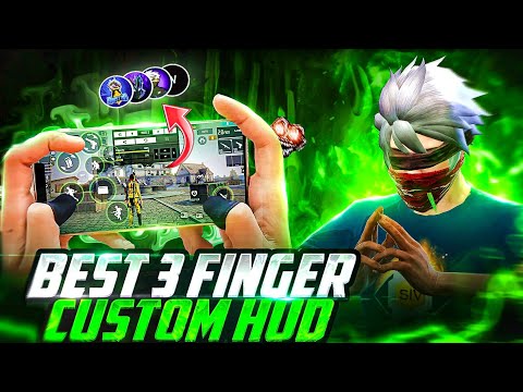 BRAZILIAN 🇧🇷 3 FINGER FASTEST 🤯 CUSTOM HUD CODE | BEST 3 FINGER  FREESTYLE 😳 CUSTOM HUD CODE 😲 IN FF