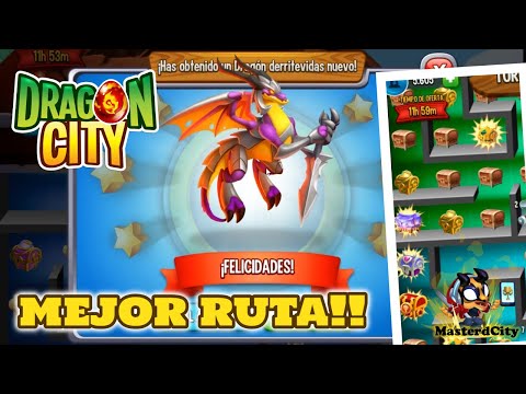 CONSIGUIENDO AL DRAGÓN DERRITE VIDAS "👍MEJOR RUTA👍" - Dragon City