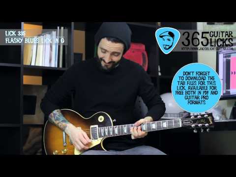 Lick 335/365 - Flashy Blues Lick in G | 365 Guitar Licks Project