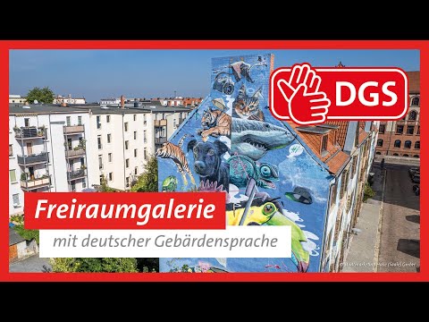 Freiraumgalerie | Audioguide Halle (Saale) mit deutscher Gebärdensprache