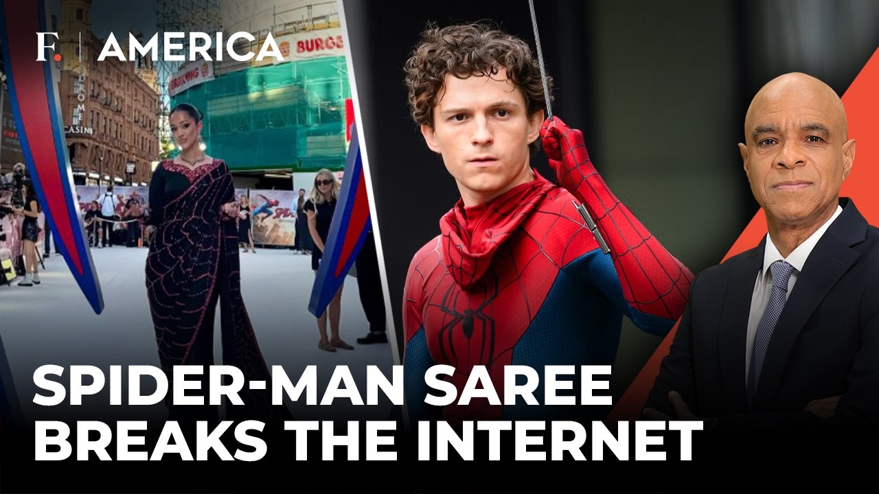 Viral: London Creator Turns Spider-Man Into a Saree, Internet Calls It 'Unreal' | Firstpost America