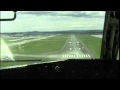 Auckland Landing Cockpit 737 300
