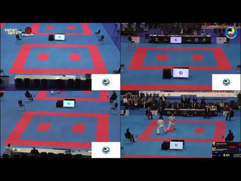 WKF KARATE 2020 BUDAPEST - DAY 2 - Tatami 1,2,3,4 - Live Stream