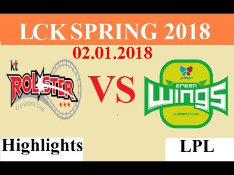 [02.01.2018]: KT vs JAG - Highlight game 1 - LCK spring 2018