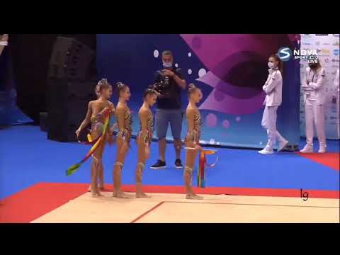 Junior Group Russia 5 Ribbons Final European Championships Varna 2021