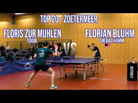 Top 20 Floris Zur Muhlen vs Florian Bluhm match highlight - De Boer Maatwerk in keukens